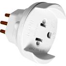 Pino Adaptador Ilumi Universal 2 Polos+Terra 10A. Branco - 1211Pct - Kit C/10 Pecas Pino Adaptador Ilumi Universal 2 Polos+Terra 10A. Branco - 1211Pct - Kit C/10 Pecas