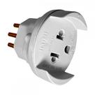 Pino Adaptador Ilumi Universal 2 Polos+Terra 10A. Cinza - 1209Pct ./ Kit Com 10 Peças Pino Adaptador Ilumi Universal 2 Polos+Terra 10A. Cinza - 1209Pct ./ Kit Com 10 Peças