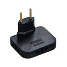 Pino Adaptador Tomada Dobravel Articulado Flex 3 Saída 16A