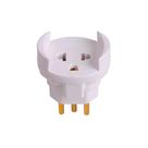 Pino Adaptador Universal 2 Pinos + Terra Cinza 10A - Ilumi, Opção: Cinza