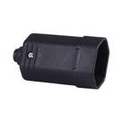 Pino extenção femea preto 2p+t ou 2p 10a kit 50 pç margirius Pino extenção femea preto 2p+t ou 2p 10a kit 50 pç margirius