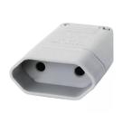 Pino Fêmea 2P+T 10A 250V Branco - Perlex