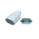 Pino Femea Flp 2 Polos 10A. Branco - Kit C/10 Pecas Pino Femea Flp 2 Polos 10A. Branco - Kit C/10 Pecas