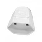 Pino Femea Flp 2 Polos+Terra 20A. Branco ./ Kit Com 10 Peças