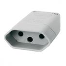 Pino Femea Perlex 2P+T 10A Cinza 2043 Pino Femea Perlex 2P+T 10A Cinza 2043