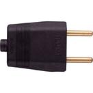 Pino Macho 2 Polos Ilumi 10A Preto 1403Pct - Kit C/10