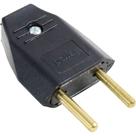 Pino Macho 2 Polos Perlex Macico 10A Preto 1041Prc/10 - Kit C/10