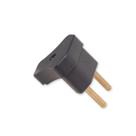 Pino Macho 2P 10A Triangular Preto - Ilumi Pino Macho 2P 10A Triangular Preto - Ilumi