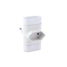 Pino Multiplicador 3 Tomadas Bipolar Branco - Force Line Pino Multiplicador 3 Tomadas Bipolar Branco - Force Line