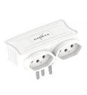 Pino Multiplicador 4 Saidas 2USB + 2 Tomadas Daneva Branco