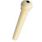 Pino para Violão Aço Folk Cor Creme Pino Encaixe Cavalete Cor Branca Fixador de Corda Plástico Ponte