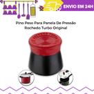 Pino Peso Para Panela De Pressão Rochedo Turbo Original Preto/Vermelho