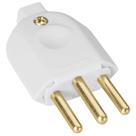 Pino Plug Macho Tramontina 2P+T 20a Branco - 10 Unidades Tramontina Pino Plug Macho Tramontina 2P+T 20a Branco - 10 Unidades Tramontina