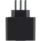 Pino Protetor De Tensao Qualitronix 2 Polos + Terra 20A. Preto