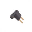 Pino Triangulo 2 Polos Ilumi 10A Preto 1428Pct - Kit C/10 Pino Triangulo 2 Polos Ilumi 10A Preto 1428Pct - Kit C/10