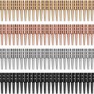 Pinos de prancha de cribbage Leitee Metal 96 peças para orifício de 3,4 cm