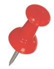 Pinos de pressão Hillman 122642 Red Sharp Steel 16 peças