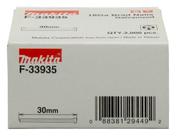 Pinos Tipo T para Pinador T30 Cálibre 16Ga 30mm Caixa c/2000 Makita F-33935