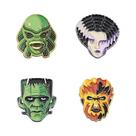 Pins De Esmalte De Terror Assustador De Halloween, Broches De Lapela De Máscara De Terror