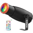 Pinspot Light Cagor 18W RGBW 4 em 1 LED com controle remoto