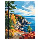 Pinte por número Paisagem da Ilha do Parque Nacional Cawpom Acadia Pinte por número Paisagem da Ilha do Parque Nacional Cawpom Acadia