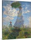 Pinte por números SYSMYXGS Mulher com um guarda-sol Madame Monet