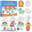 Pinte seu próprio kit de pintura de unicórnio Funto com 6 estatuetas