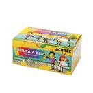 Pintura a dedo Acrilex com 06 potes 15ml
