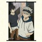 Pintura artística de parede Black Clover Asta e Yuno 40x60cm