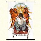 Pintura artística de parede Death Note Light Yagami L Ryuk 40x60cm