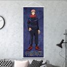 Pintura artística de parede Jujutsu Kaisen Anime Yuji and Go 30x75cm