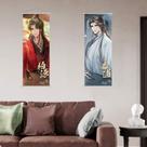 Pintura de arte de parede Beyond the World 2 painéis 25x70cm Pintura de arte de parede Beyond the World 2 painéis 25x70cm