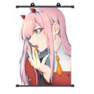 Pintura de parede em tela Darlings in Franxxs Zeros Twos Anime