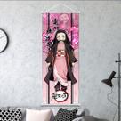 Pintura de parede em tela Demons Slayers Kamados Nezukos Anime