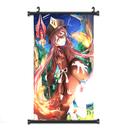 Pintura de parede em tela Genshins Impacts Hu Tao Anime Pintura de parede em tela Genshins Impacts Hu Tao Anime