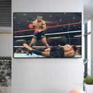 Pintura de parede em tela Imagem lendária de boxe 30x40cm