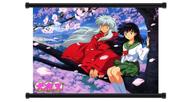 Pintura de parede em tela Inuyasha Higurashi Kagome Anime
