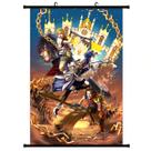 Pintura de parede em tela Kingdom Hearts Sora Riku Anime