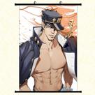 Pintura de parede Scroll JoJo's Bizarre Adventure Jotaro Kujo