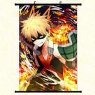 Pintura de parede Scroll My Hero Academia Katsuki Bakugo