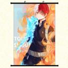 Pintura de parede Scroll My Hero Academia Shoto Todoroki Pintura de parede Scroll My Hero Academia Shoto Todoroki