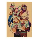 Pintura de pôster Danganronpa V3 Retro Anime 29,7x42cm