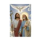 Pintura Diamante De Natal 2026 Sem Moldura: Nossa Senhora E Jesus - Mosaico DIY De Bordado Com
