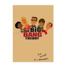 Pintura em cartaz Big Bang Theory Vintage 29,7x42cm