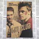 Pintura em cartaz Fight Club Vintage Retro 30x42cm