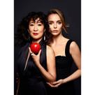 Pintura em cartaz Killing Eve Sandra Oh Jodie Comer 30x42cm