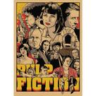 Pintura em cartaz Pulp Fiction Vintage Film Art 29,7x42cm