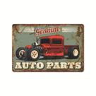 Pintura em ferro, peças de automóveis vintage, decoração de parede retrô Hot Rod Pintura em ferro, peças de automóveis vintage, decoração de parede retrô Hot Rod