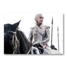 Pintura em pôster Daenerys Retro Fantasy Art 51,5x36cm Pintura em pôster Daenerys Retro Fantasy Art 51,5x36cm