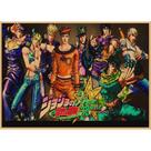 Pintura em pôster JoJo Anime Vintage Wall Art 29,7x42cm